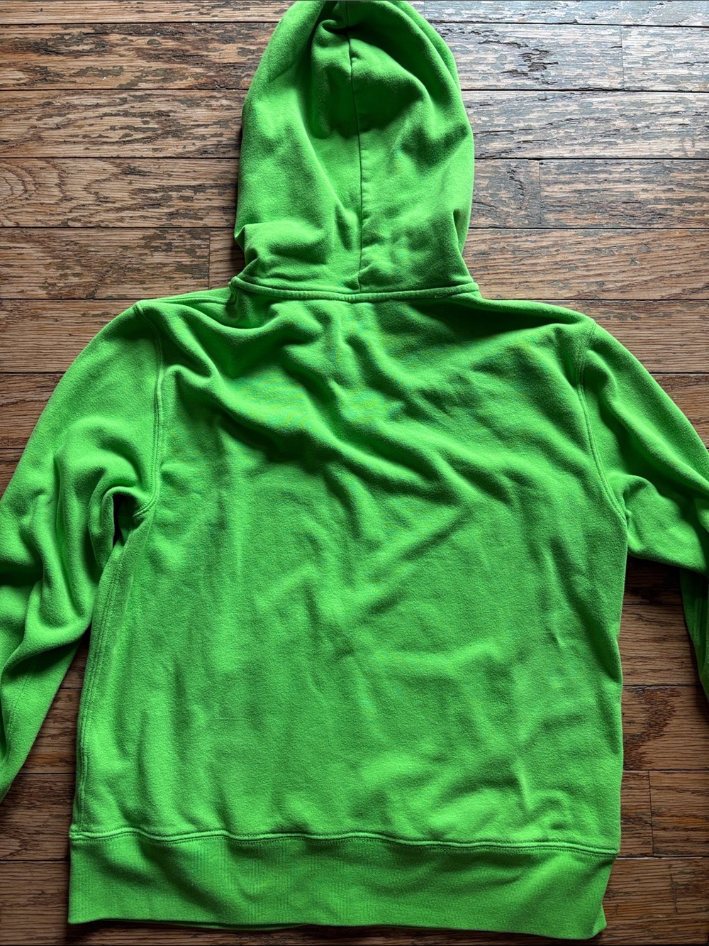 Ralph Lauren Womens Neon Green Zip Hoodie Polo Embroidered XL EUC - Picture 3 of 3